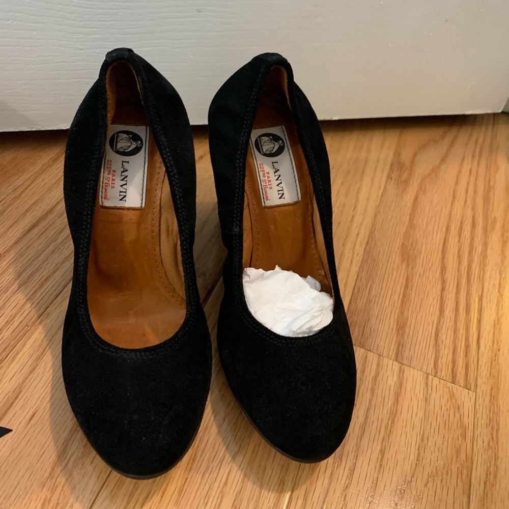Lanvin suede Heels